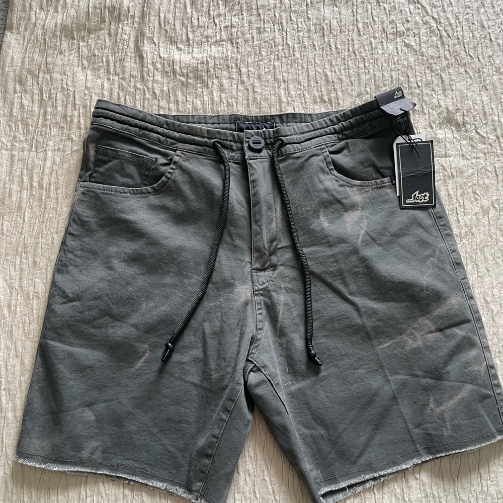 Lost Men's Charcoal Athletic Shorts